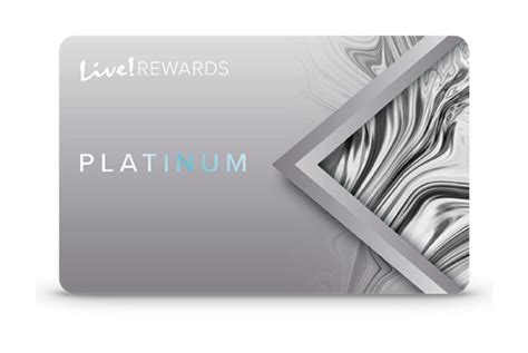 Live! Rewards Platinum Card .